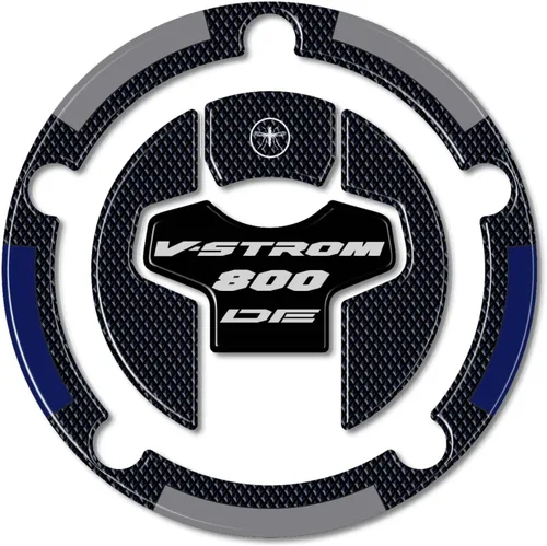 Miniatura 2 de labelbike - Adhesivo 3D para motocicleta, protección y decoración en resina, compatible con Suzuki V-Strom 800DE, color azul
