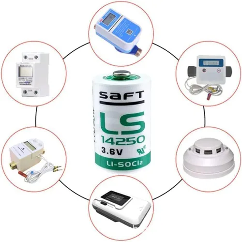 Miniatura 5 de Paquete de 2 baterías de litio LS14250 1/2 AA 3.6V 1200mAh reemplazo para batería LS14250 LS 14250 C de alta capacidad