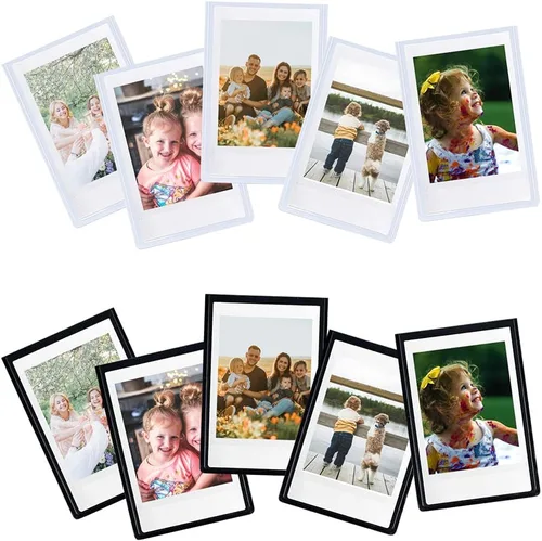 Miniatura 11 de Orga'Neat - Marco de fotos magnético de 2 x 3 para refrigerador de Fujifilm Instax Mini película instantánea, marcos magnéticos para nevera, pequeño