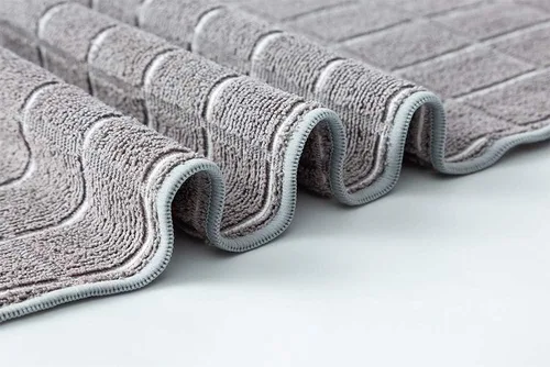 Miniatura 9 de Toallas de cocina de microfibra, suaves, súper absorbentes y sin pelusa – 8 unidades (colores grises diseño de rejilla) – 26 x 18 pulgadas