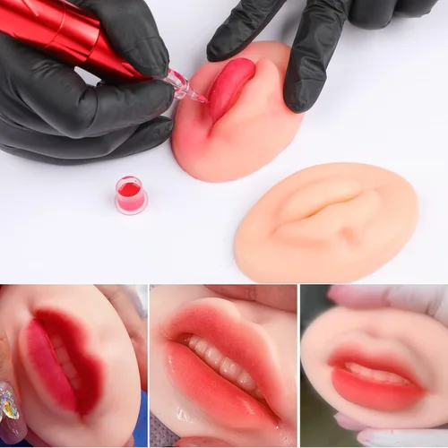 Miniatura 6 de Charme Princesse TA536KIT-1 - 3 Uds. Práctica 3D Labios de silicona de piel permanente para tatuadores y principiantes TA536KIT-1