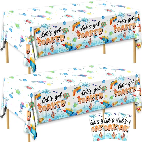 Miniatura 14 de Mantel de gnomo, 3 piezas, diseño de copo de nieve de Navidad, rectangular, para invierno, para suministros de fiesta, 42,590.6 in
