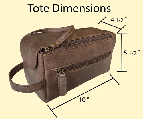 Miniatura 6 de Calissimo Bolsa de viaje - Kit de doble cremallera Dopp - Kit de afeitado. Neceser de gran capacidad