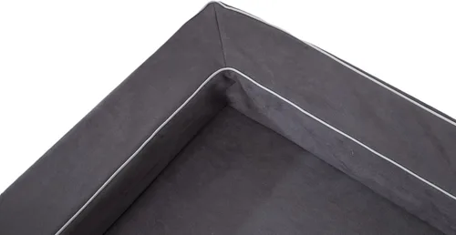 Miniatura 4 de Cama ortopédica para perros grande de 48 x 30 x 9 pulgadas, cama de espuma viscoelástica sólida para aliviar la artritis y displasia de cadera