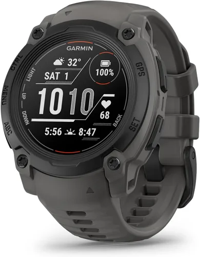 Miniatura 20 de Garmin Instinct® 3 – 45 mm, pantalla AMOLED, reloj inteligente GPS resistente para exteriores, linterna incorporada, colección Supernova Edición