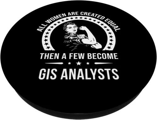 Miniatura 2 de Gis Analyst Camisas para mujer Gis Analyst PopSockets PopGrip: agarre intercambiable para teléfonos y tabletas