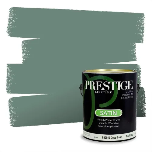 Miniatura 1618 de Prestige Paints - pintura de exterior y pintura de imprimación en una, E100-T-6006-10AVP