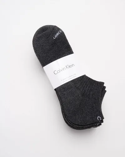 Miniatura 106 de Calvin Klein Calcetines para hombre, mezcla de algodón, acolchados, sin talla, forro de calcetines atléticos (6 unidades)