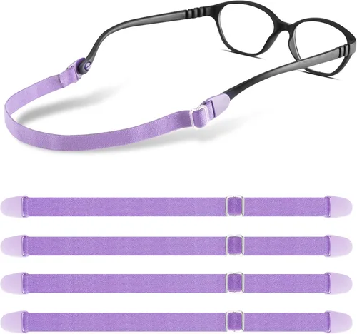 Miniatura 12 de Lvvfit Correa elástica ajustable para gafas para niños, correa deportiva para lentes de deporte, para niños pequeños, niños y niñas