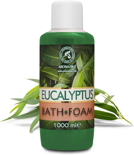 Miniatura 2 de Espuma de baño con aceite esencial de eucalipto, 34 onzas líquidas, cuidado corporal, buen sueño, belleza, baño, cuidado corporal, bienestar