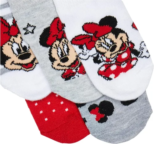 Miniatura 3 de Disney Baby Girls' Minnie Mouse 5 Pack Shorty Socks