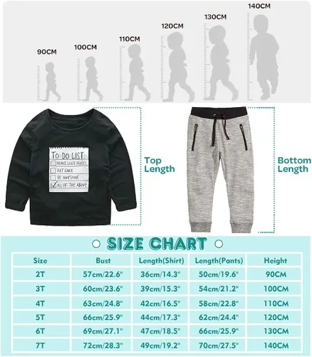 Miniatura 7 de Jobakids Boys 2 Pieces Set Boys Cotton Clothing Set