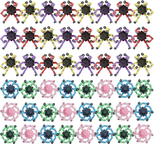 Miniatura 10 de 12 piezas Fidget Spinners Transformables Juguetes Fidget Avanzados para Niños para Alivio del Estrés Fidget Spinners Ideales como Juguetes
