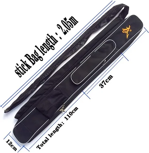 Miniatura 2 de Taichi - Bolsa de transporte de espada de doble capa, estuche de transporte de espada para artes marciales, bolsa de hombro de espada (doble capa)