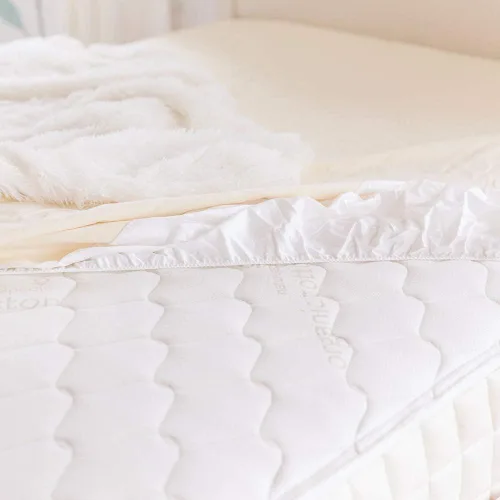 Miniatura 10 de Naturepedic Funda Protectora de Colchón Orgánica Impermeable - Funda de Colchón Elástica de Tejido Estrechable Lavable y Reutilizable - Almohadillas