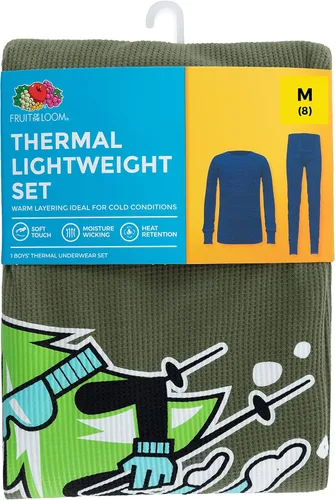 Miniatura 7 de Fruit of the Loom Conjunto de ropa interior térmica para chicos grandes