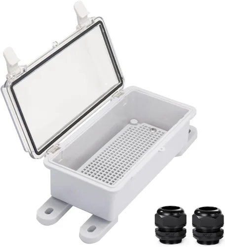 Miniatura 19 de Caja Eléctrica Impermeable a Prueba de Polvo Caja de Conexiones Resistente a la Intemperie IP67 Carcasa de Plástico ABS Caja de Proyecto