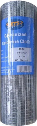 MTB Supply Galvanizado después de la soldadura del paño del hardware 24 pulgadas x 50 pies -1/2 pulgada x 1/2 pulgada 19GA