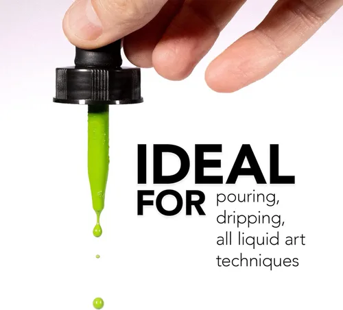 Miniatura 6 de Daler-Rowney System3 - Botella de tinta acrílica Silver Imit de 1.0 fl oz – Tinta acrílica versátil para artistas y estudiantes – Tinta