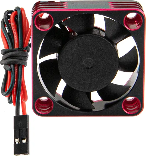 Miniatura 8 de ShareGoo Motor sin escobillas de aleación ESC Ventilador de refrigeración disipador de calor 28000RPM 1.181x1.181 in JST Plug para 1/8 1/10 1/12 RC