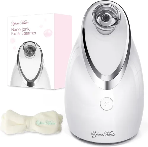 Miniatura 7 de YourMate Vaporizador Facial Nano Iónico, Vaporizador Facial Ajustable con Neblina Cálida de Aromaterapia para Senos, Hidratación Desobstruye
