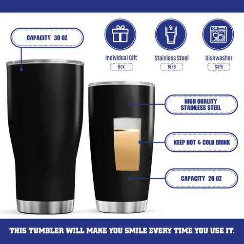 Miniatura 7 de CUBICER Vaso de café personalizado con diseño de oso y tapa aislada, regalos de Navidad para niños, mujeres y adultos, tazas de acero inoxidable