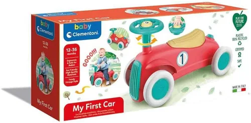 Miniatura 4 de Clementoni 17308 My First Ride On Car - Entra y juega - Material 100% reciclado, fabricado en Italia, apto para 12-36 meses, multicolor