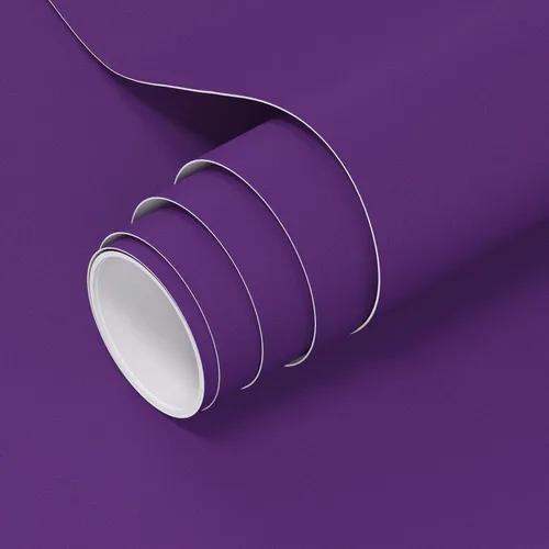 Miniatura 9 de Papel tapiz de vinilo adhesivo morado para despegar y pegar, papel tapiz de color sólido extraíble para sala de estar, dormitorio, revestimiento