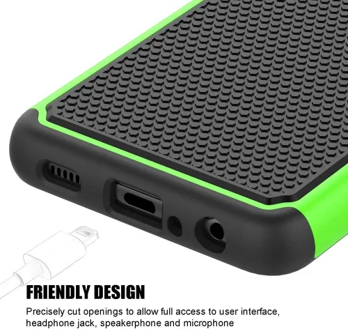 Miniatura 3 de Funda de teléfono a prueba de golpes para Samsung Galaxy A32 5G (6.5", 2021) [Verde]