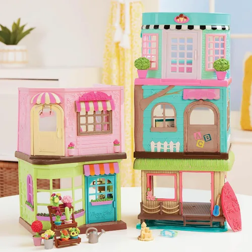 Miniatura 6 de Li'l Woodzeez Li'l Luvs & Hugs Nursery - Juego de casa de muñecas - Muebles y accesorios en miniatura incluidos - Juego de simulación durante más
