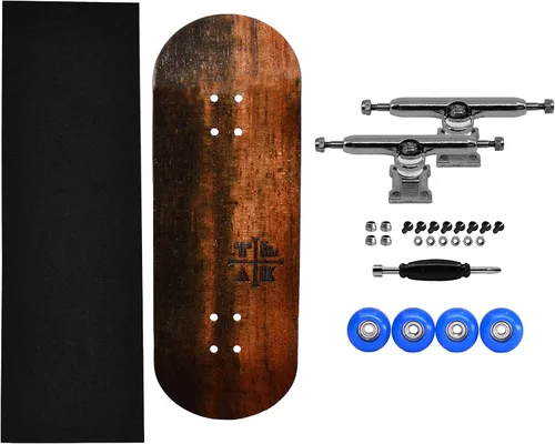 Miniatura 3 de Teak Tuning Diapasón Pro 34mm Completo - Totalmente Ensamblado con Componentes de Nivel Pro - Diapasón de Madera en Forma Pro (34x97mm), Ruedas