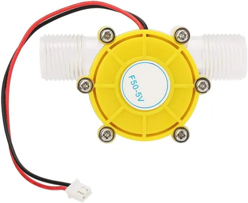 Generador de turbina de bomba, generador de turbina de agua Micro hidroeléctrico, micro turbina hidráulica con amarillo (5V)