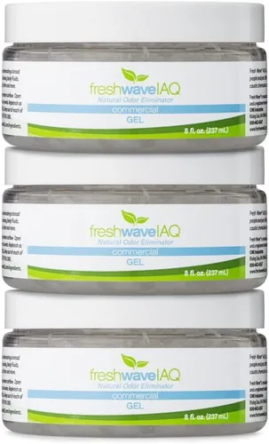 Miniatura 7 de Fresh Wave IAQ Gel eliminador de olores comercial, 8 onzas líquidas, absorbentes de olores para el hogar, alivio más seguro del olor, eliminador