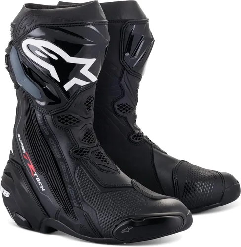 Miniatura 2 de Botas de motociclismo Alpinestars Supertech R, Certificación CE, calzado de alto rendimiento y protección, talla 95, color negro