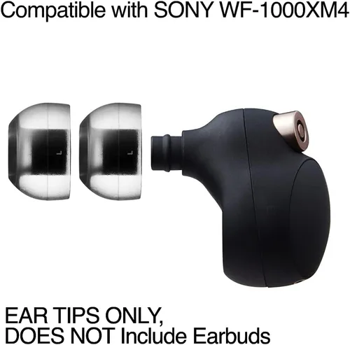 Miniatura 3 de AZLA Crystal Standard (L) - Puntas para auriculares inalámbricos - Consejos de reemplazo de auriculares con cancelación de ruido - Eartips
