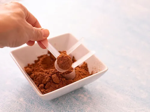 Miniatura 3 de Juego de 20 cucharas medidoras con mango corto, 1 cucharadita (0.2 fl oz), cucharas de plástico transparente para creatina, café, granos, especias