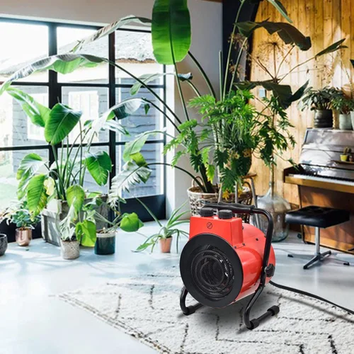 Miniatura 7 de Calentador eléctrico de invernadero con control de termostato digital, ventilador portátil para casa verde, tienda de cultivo, sala de flores