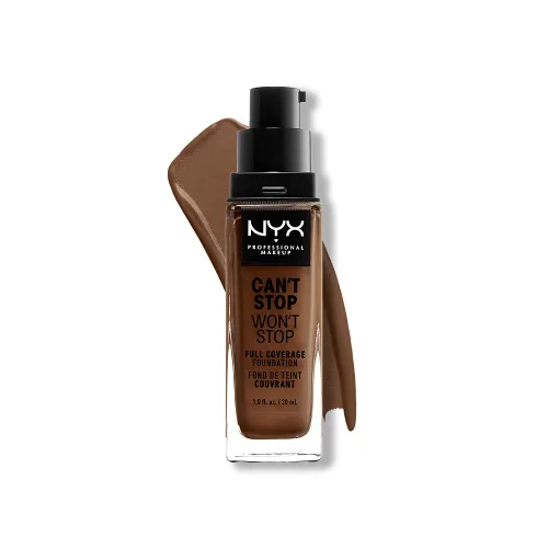 Miniatura 11 de NYX Professional Makeup Can't Stop Won't Stop - Cepillo para base de maquillaje Negro