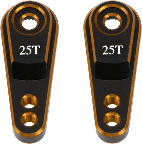 2 brazos de dirección Vgoohobby Metal 25T servo bocina para servomotores estándar compatibles con Traxxas TRX4 Axial SCX10 Tamiya 1/10 RC Crawler