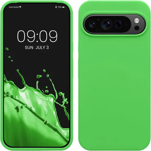 Miniatura 95 de kwmobile Funda Compatible con Google Pixel 6 Pro - Funda de Teléfono de Silicona TPU con Acabado Suave - Azul Caribe