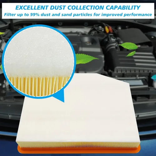 Miniatura 3 de Capume Filtro de aire de motor JM1219 se adapta a Escalade ESV 2021-2025, 2026 Silverado 1500, 2021-2026 Tahoe, Suburban, Sierra 1500 2019-2026