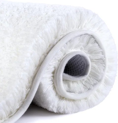 Miniatura 11 de VANZAVANZU Alfombras de Baño Antideslizantes Ultra Suaves Absorbentes de Microfibra Esponjosas Gruesas Alfombras de Baño Lavables a Máquina Gris
