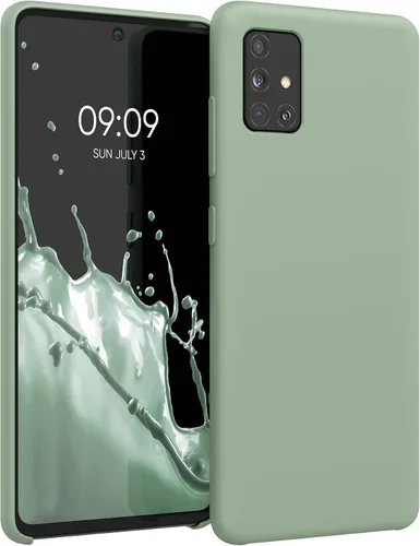 Miniatura 48 de kwmobile Funda Compatible con Samsung Galaxy A14 5G - Funda de teléfono de TPU y silicona con acabado suave - Verde Lima