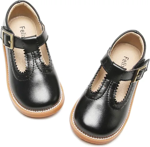 Felix & Flora - Zapatos de vestir para niña pequeña, tipo Mary Jane, zapatos planos tipo ballet, para una Pascua florida, para fiesta, para niñas,