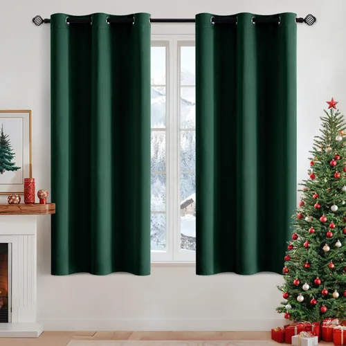 Miniatura 79 de MIULEE Cortinas opacas para dormitorio o sala de estar, juego de 2 paneles de cortina para ventana con aislamiento térmico y bloqueo de luz