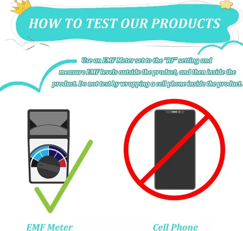 Miniatura 6 de Sombrero Faraday, gorro de protección EMF, gorro de tela plateada para dormir, bloquea el 99% de WiFi, Bluetooth, torres celulares, blindaje 5G
