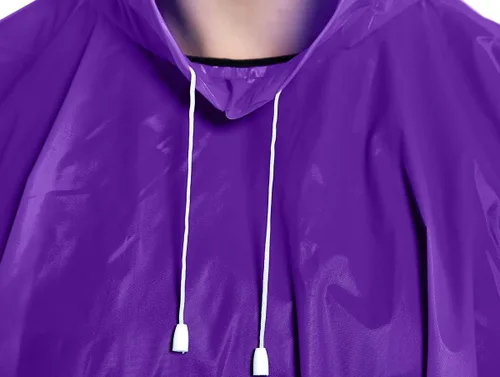 Miniatura 9 de ANTVEE Ponchos de lluvia para adultos, impermeable, portátil, reutilizable, paquete de 2 con capucha con cordón, se mantiene seco