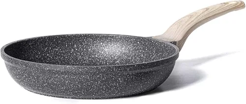 Miniatura 8 de CAROTE Sartén antiadherente para saltear y sartén para tortillas, sartén de chef de granito no tóxica y saludable, sartén para huevos compatible