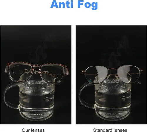 Miniatura 3 de Elegantes gafas de seguridad para mujeres y niñas, gafas anti-vaho, gafas protectoras, gafas transparentes Paquete de 1: tortuga