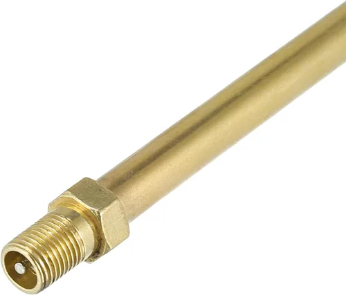 Miniatura 6 de X AUTOHAUX Adaptador de extensión de válvula de neumático automático de latón de 1.969 in/1.97 pulgadas de largo, extensor de vástago de neumático